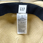 Gap Womens Packable Sun Hat Wide Brim Beige Black New Photo 5