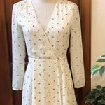 Aritzia Babaton White Print Tie Shift Dress Photo 0