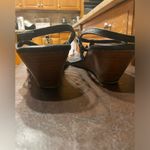 Tory Burch Leather Wedge Slingback Sandals  Size 7.5-8 Photo 4