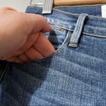 frame denim  Le High Straight Medium Wash Jeans Womens 24 Blue Denim Zip Fly Photo 6