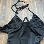 Gooseberry Seaside So Chic Plunge One Piece Black Size XS Photo 2