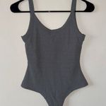 Girlfriend Collective NWOT  Grey Tank top Scoop Neck Bodysuit Small Photo 0