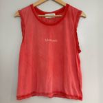 Wildfox Mermaid Red Muscle Tank Lace Trim Photo 1