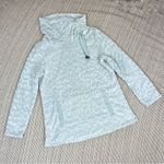 Soft Surroundings  Tanzania Animal Print‎ Fleece Pullover Top Green Small Photo 13