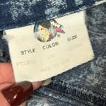 Cherokee  Blue Acid Wash Cropped Denim Shirt Jacket Vintage 90s Size Medium Photo 2