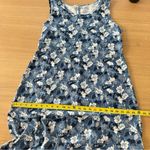 Duluth Trading Co. To 'n' Flow Floral Stretchy Knit Maxi Dress Blue Sz L Size L Photo 10