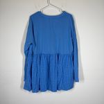Anthropologie NWT  Pilcro Babydoll Gingham Top Size Small Photo 4