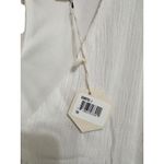 Pinkblush White Ruffle V Neck Mini Dress 1X Flounce Sleeve Textured Photo 2