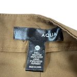 AQUA  Women Brown Utility Cargo Skort Shorts XL Zip Front Asymmetrical Khaki Photo 8
