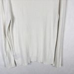 Club Monaco  by Ralph Lauren XS Sweater White Crew Neck Long Sleeve Nylon Rib 960 Photo 6