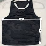 90 Degree Black Camouflage Women's Tank Top Cropped Small Photo 2