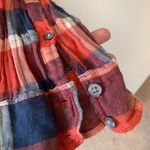 Hollister  red and blue plaid button down size L Photo 6