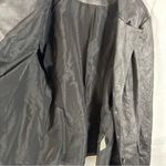 Conrad C Woman Women’s Jacket Stitching Soft Lightweight Black Faux Leather 20 Size 20W Photo 5