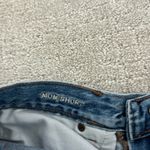 American Eagle “mom shorts” denim Jean cuffed high rise waist medium wash Photo 5