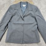 Talbots Women’s Vintage 100% Wool Set Blazer Single Breasted & Skirt in Gray 12 Photo 2