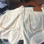 Only ONE TEASPOON White Denim Shorts Photo 1