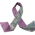 Revolve Silver Sequin Belt or Neck Tie NWOT Photo 0