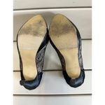 Glint Nordstrom Janessa Elegant Satin Black Lace Pump Heels Stilettos 7.5 Photo 7