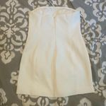 Meshki White Strapless  Mini Dress Size Large  Photo 2