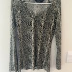 Norma Kamali  small animal print blouse S Photo 3