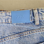 ZARA NWT! High Rise Light Blue Shorts Photo 2