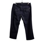 Bandolino Dark Navy Cropped Jeans with Decorative Stitching Women's Size 12 Photo 1