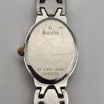 Bulova  Silver & Gold Tone Watch Photo 7