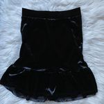 VERO MODA Ruffle Velvet Mini Skirt Photo 6