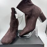 DKNY Women’s Cavale Microsuede Heeled Boots Brown-Espresso Size US 8.5 NEW Photo 0