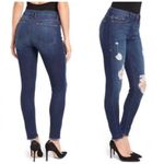 Good American  Good Legs Distressed Ripped Raw Hem Size 2/26 Style GAGLRE899 Photo 1