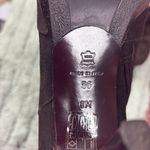 via spiga  Elegant Brown Suede Women's Ankle Boots made in Italy 8M Photo 5