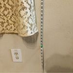 Megan Huntz Atlanta Dress in Lace. Cream Color Made in USA. Size: S Photo 6