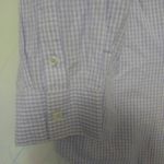 Van Heusen  L Lavender Checked Oxford Top Photo 1