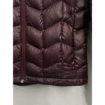 Marmot  Puffer Jacket Women Medium Burgundy Duck Down Zip Pocket Outdoor Coat Photo 1