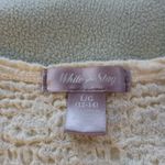 White Stag  womens top pale yellow textured large short sleeve Photo 1