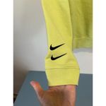 Nike  hoodie yellow big logo on front size M Photo 3