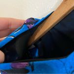 ZARA blue floral ruched long sleeve mini dress NEW XS Photo 7