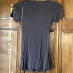 Daytrip Light Brown Short Sleeve Cowl Neck Shirt Photo 2