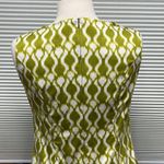 Tribal Green Gray Patterned Sleeveless Dress Size 4 Photo 5