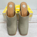Yellow Box Light Gray Block Heel Mules Marylou by Size 9.5 NEW Photo 2