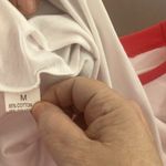 Red and White Game Day Raglan Shirt medium Photo 3