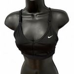 Nike Womens Dri Fit Swoosh Sports Bra Non-padded White Size S Photo 0