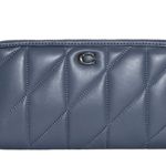 Coach NWT Accordion Zip Wallet With Pillow Quilting Photo 0