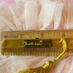 Judith Leiber Gold Tone Mini Comb Tassel Made in Italy Hair Old Money Luxury Photo 3