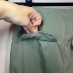 Gilipur Women Cargo Maxi Skirt Olive Green Pockets Slit Adjustable Skater Medium Photo 9