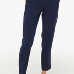 J.Crew Jamie Pant Pull On Elastic Back Tapered Leg Ankle Length in Navy Size 8 Photo 0