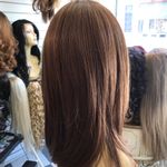 Copper brown wig skin top 2019 hairstyle Size 14 Photo 1