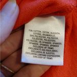 Anthropologie  Postage Stamp Red Ruffle Back Blouse Photo 4