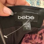 Bebe CORSET PINK PURPLE BLACK CROP TOP S Photo 3