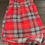 PINK - Victoria's Secret Pink Red Plaid Boxy Pajama Shorts Photo 4